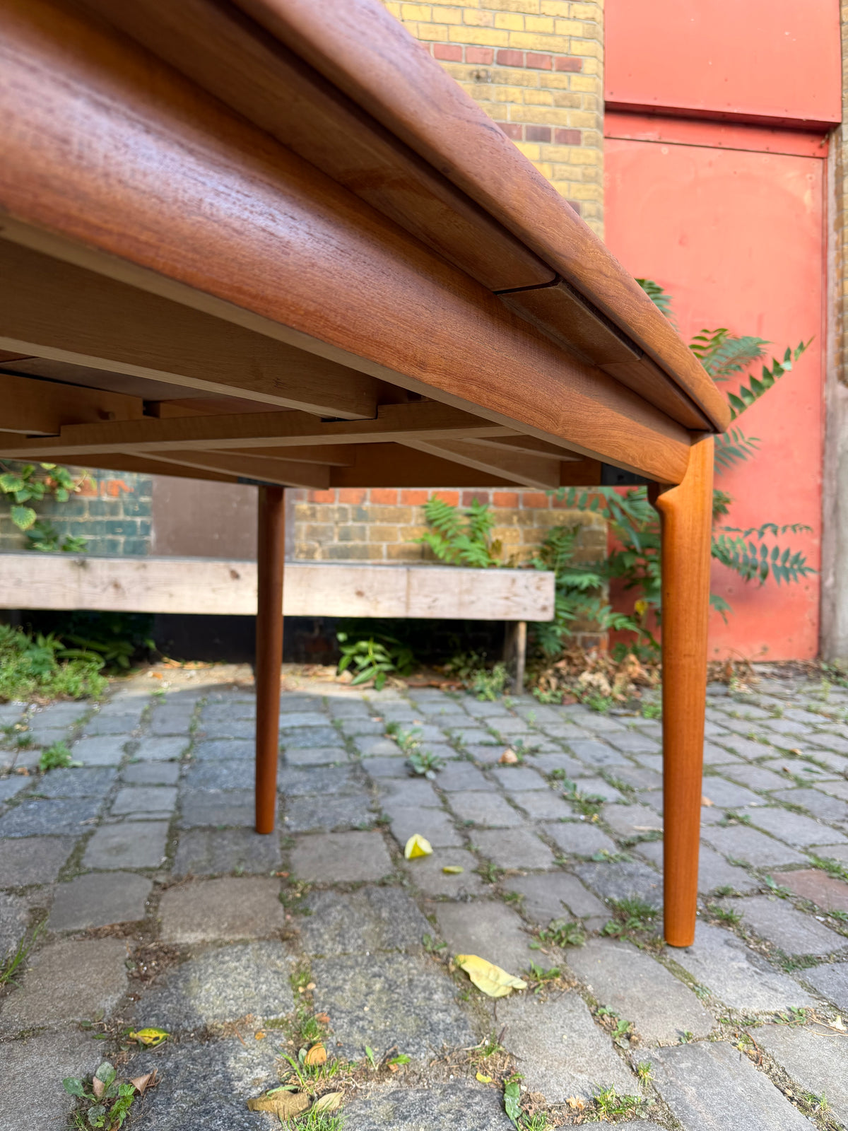 Ausziehbarer Esstisch Teak von Grete Jalk für Glostrup
