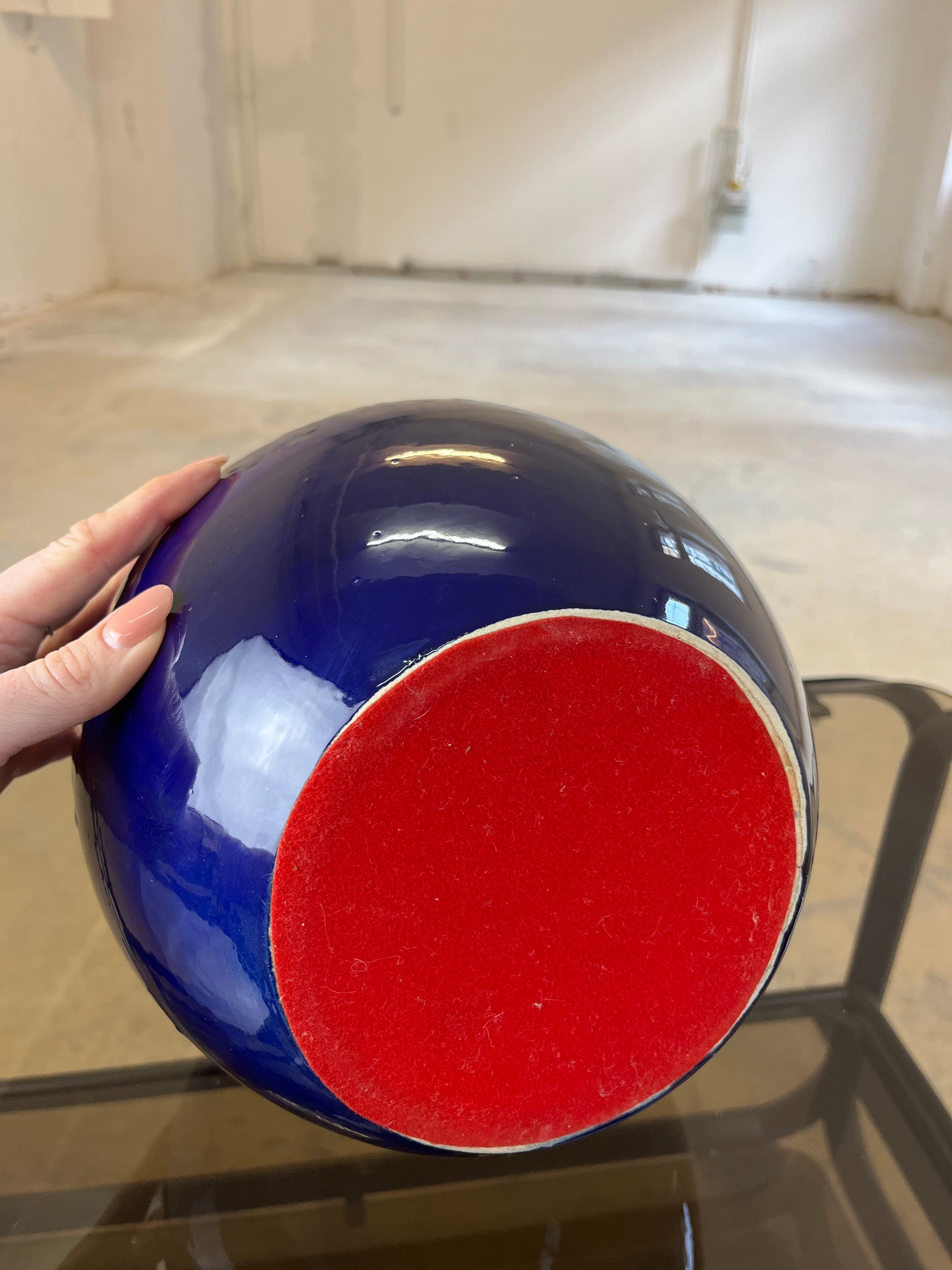 Vase 269-40 blau verlaufend von Scheurich