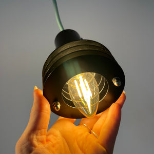 Set: 2x Lamellenlampe schwarz aus Dänemark