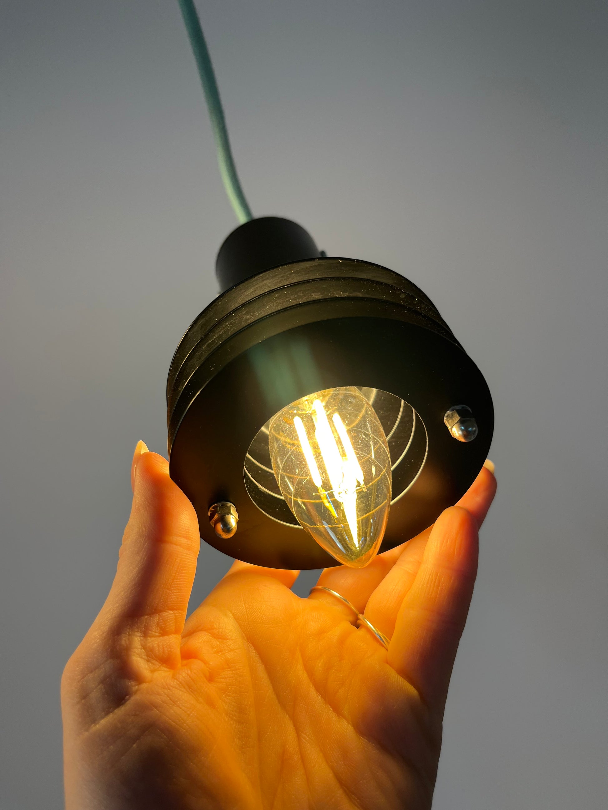 Set: 2x Lamellenlampe schwarz aus Dänemark