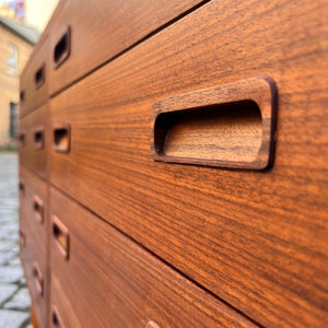 Doppelkommode Nussbaum von Carlo Jensen für Poul Hundevad