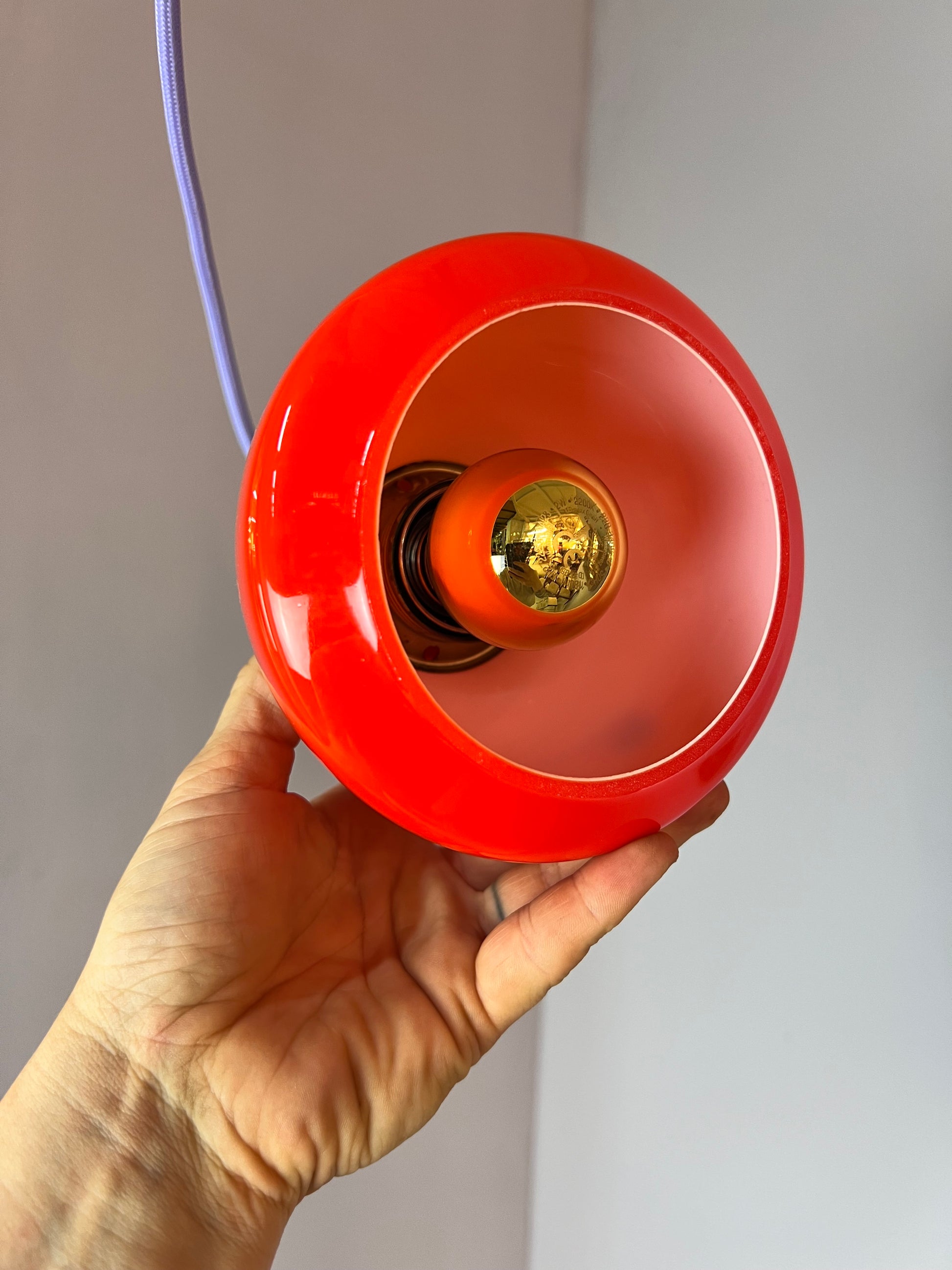 Hängelampe orange von Holmegaard