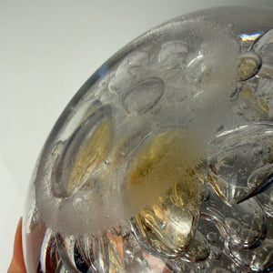 Schale Glas mit Einschlüssen aus Dänemark