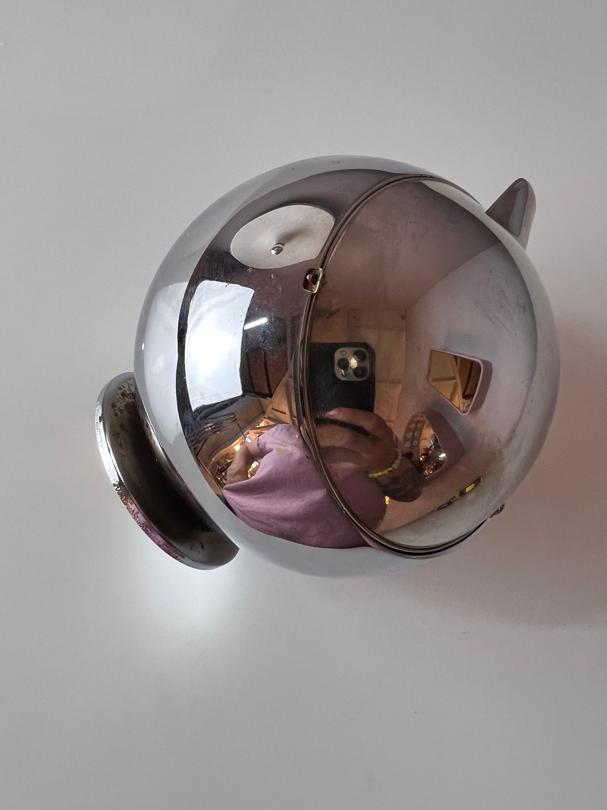 Kugelaschenbecher Chrom von Quist