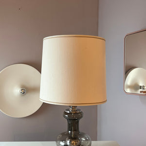 Tischlampe Rauchglas