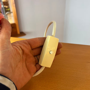 Tischlampe orange weiß von Enrico Tronconi