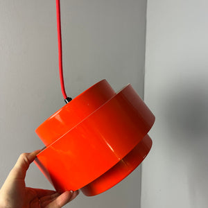Lamellenlampe Juno rot von Jo Hammerborg für Fog & Mørup