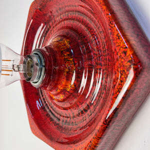 Wandlampe rot Keramik von Hustadt Leuchten