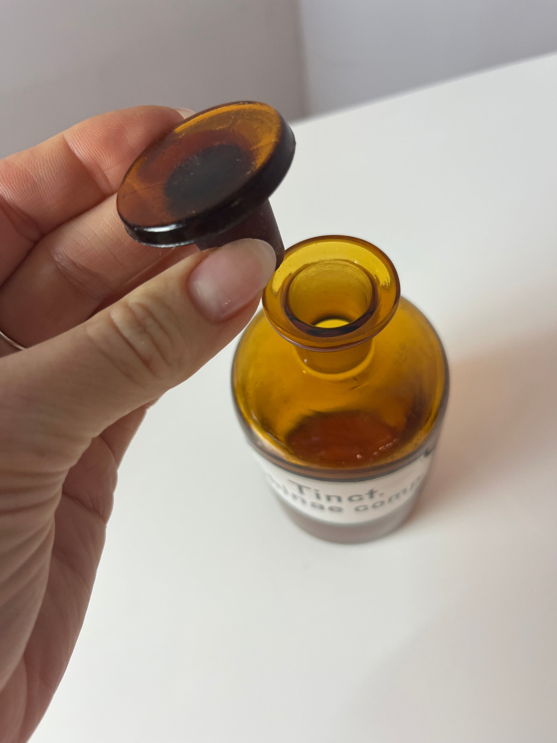 Set: 4x Apothekerglas braun