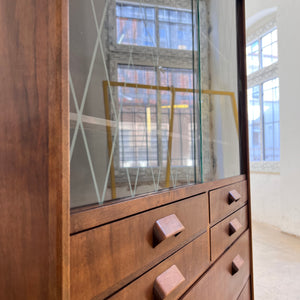 Vitrinenschrank Teak aus Dänemark