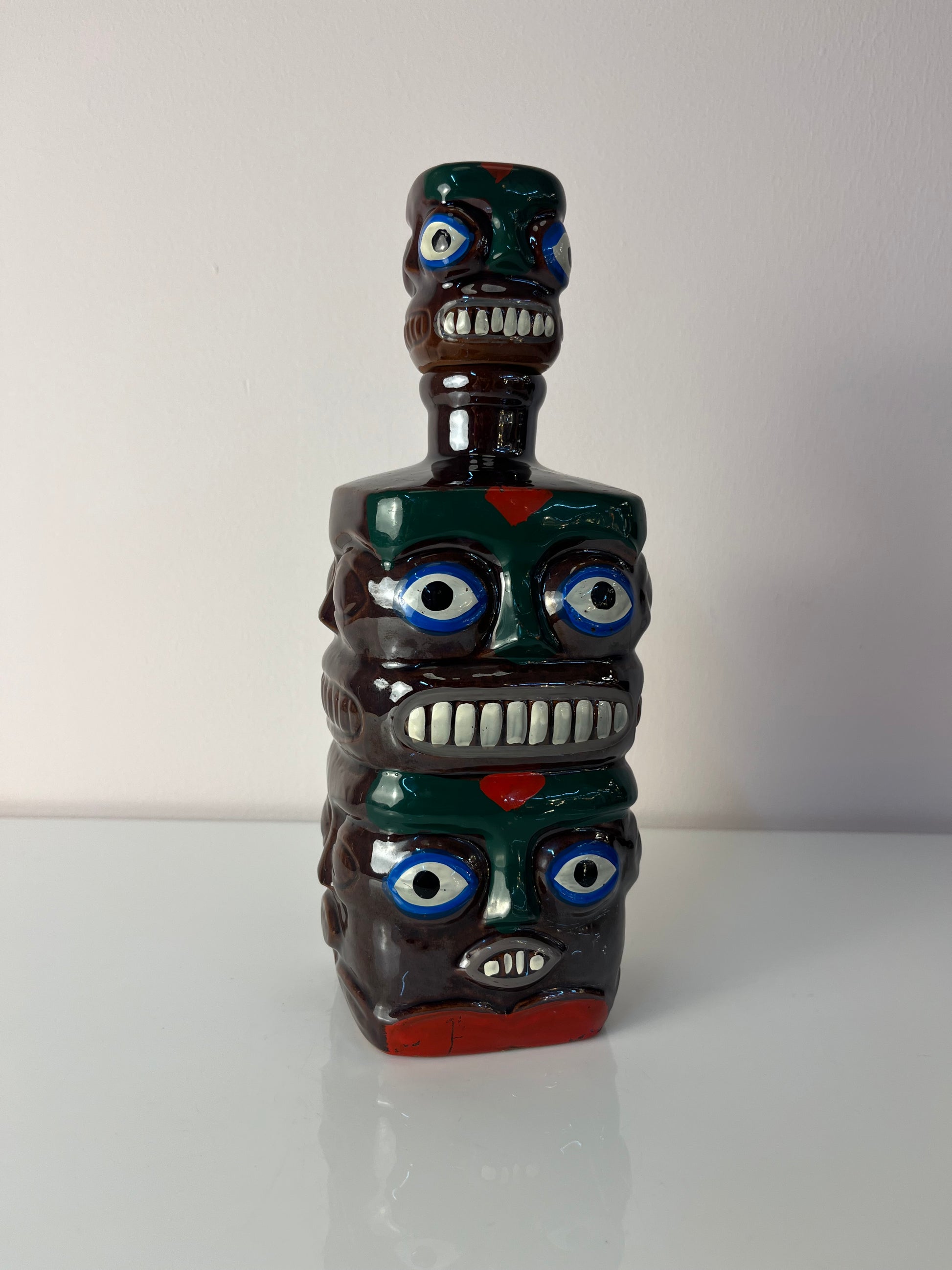 Set: Tiki Schnapsdekanter & 6 Becher
