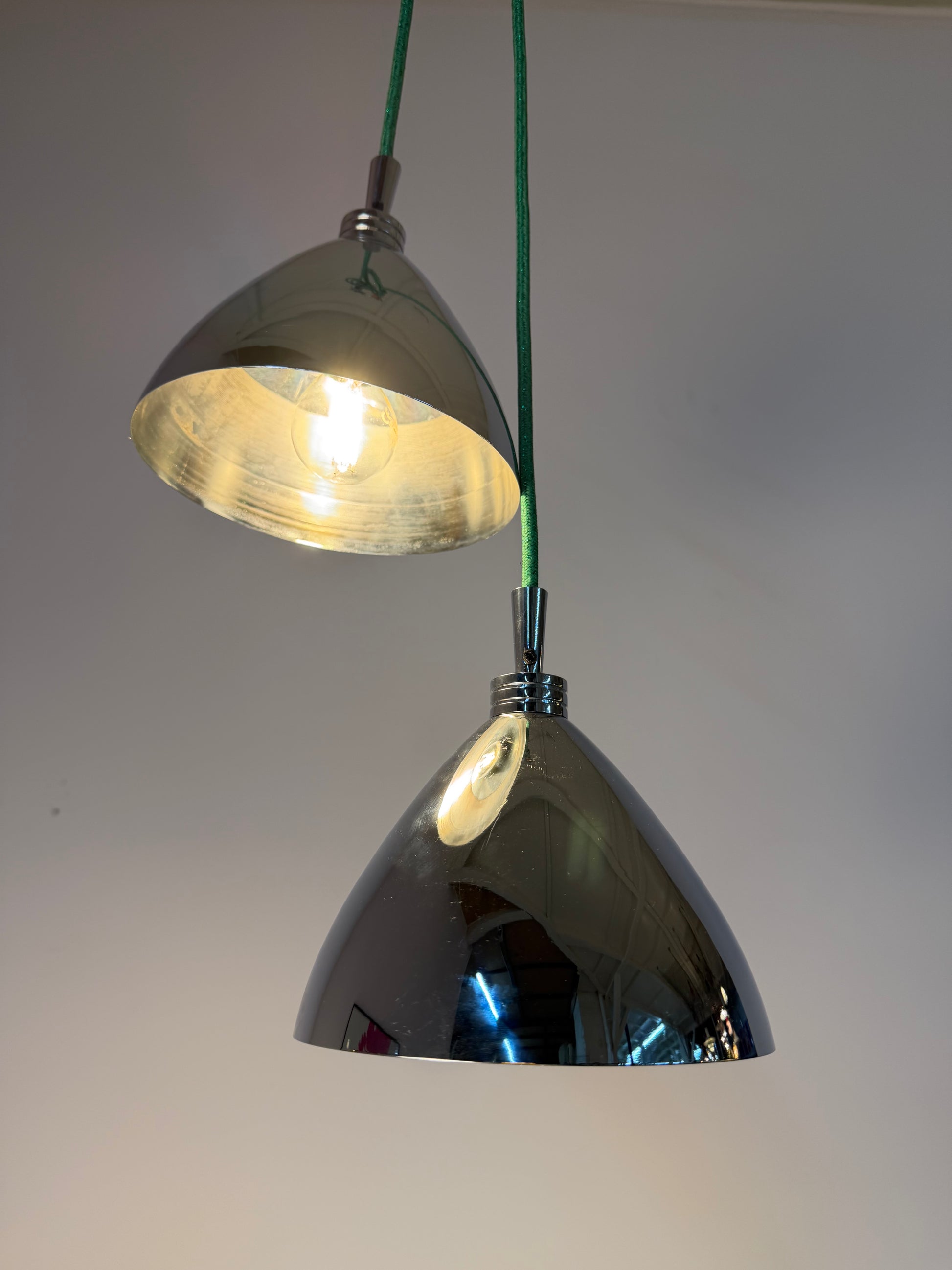 Hängelampe Chrom von Herstal