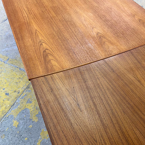 Ausziehbarer Esstisch Teak aus Dänemark