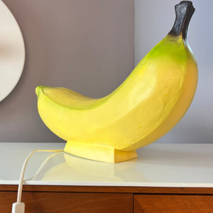 Tischlampe Popart Banane von Heico 70er West Germany