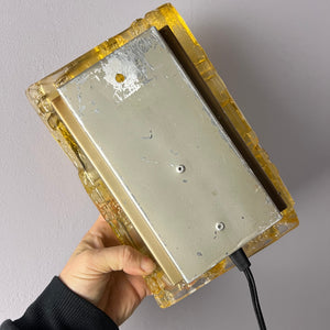 Wandlampe gelb von Claus Bolby für Cebo