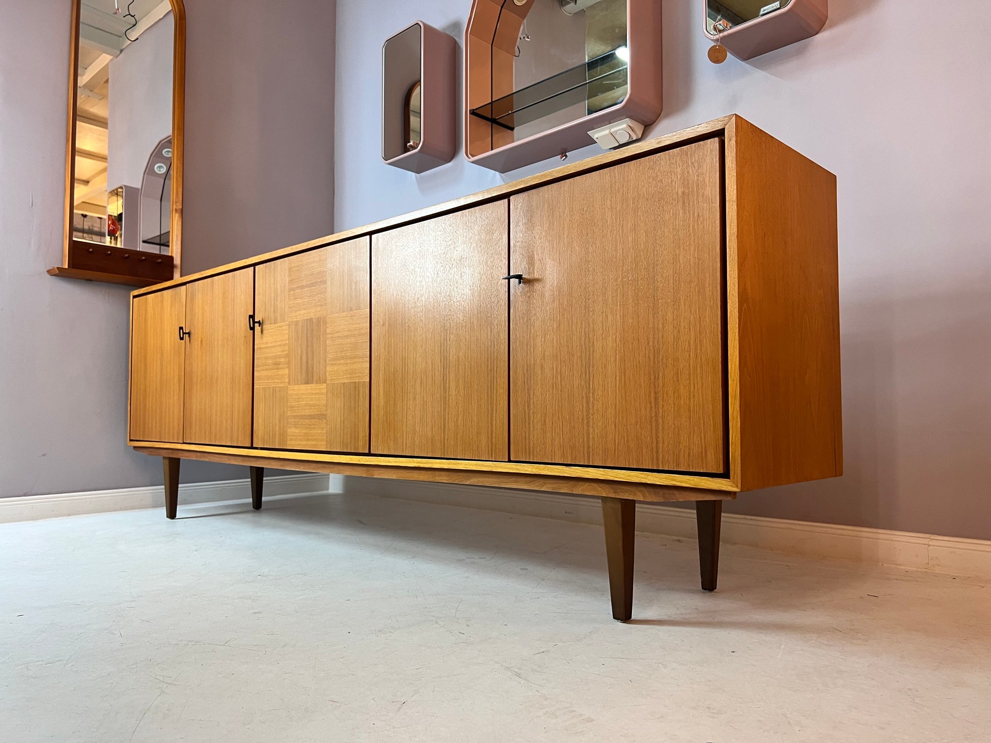 XL Sideboard Nussbaum 60er