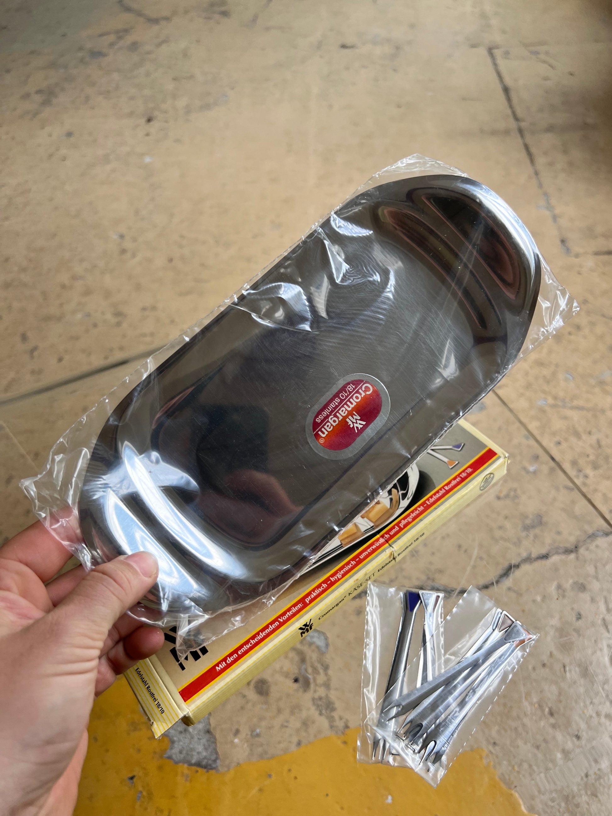 Käse-Set Cromargan von WMF - originalverpackt