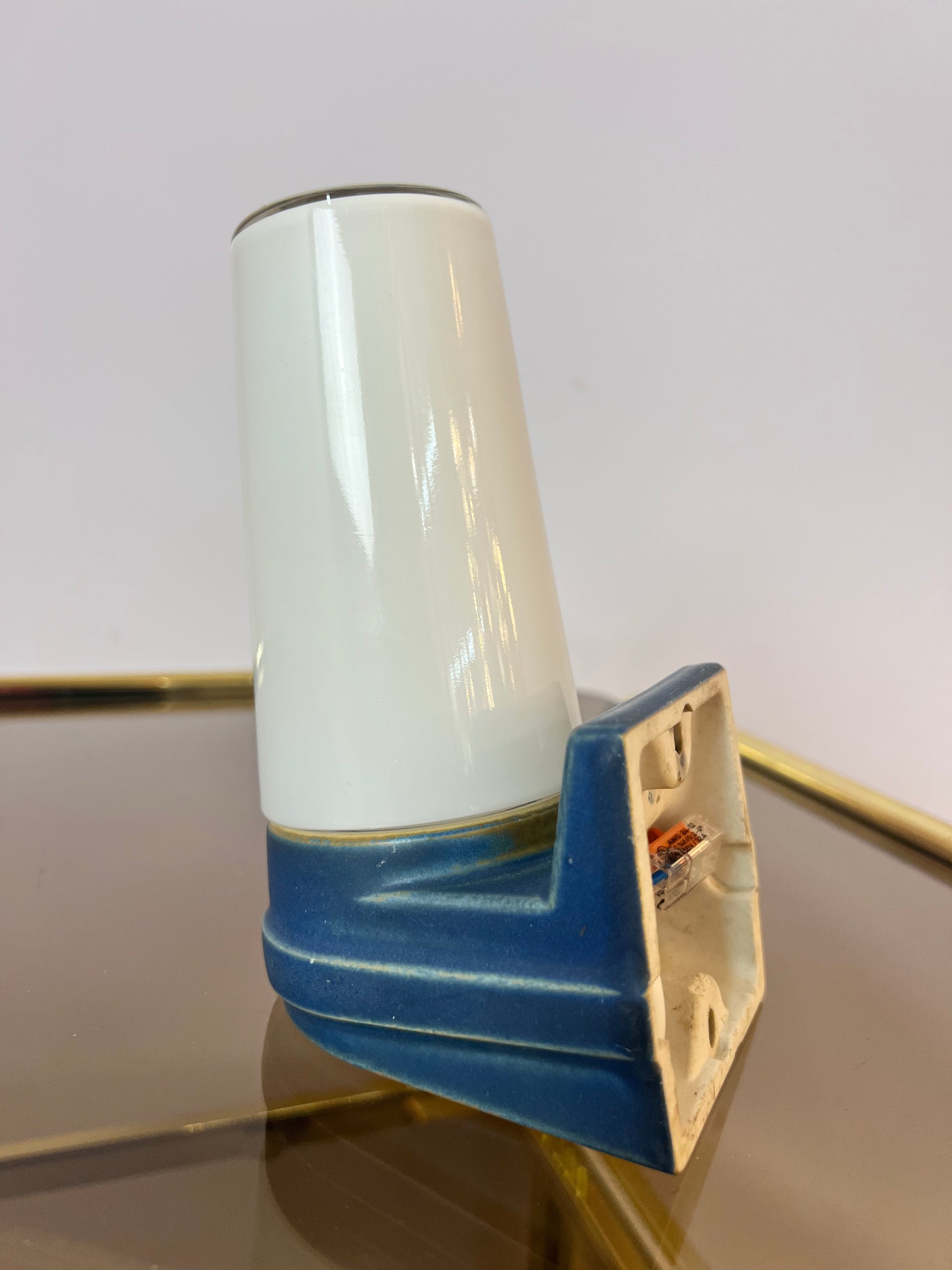 Wandlampe blau Sigvard Bernadotte für Ifö