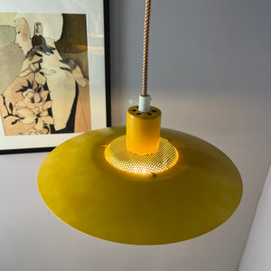 Lamellenlampe gelb aus Dänemark