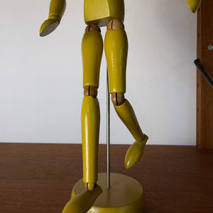 Mannequin Modellfigur gelb aus Dänemark