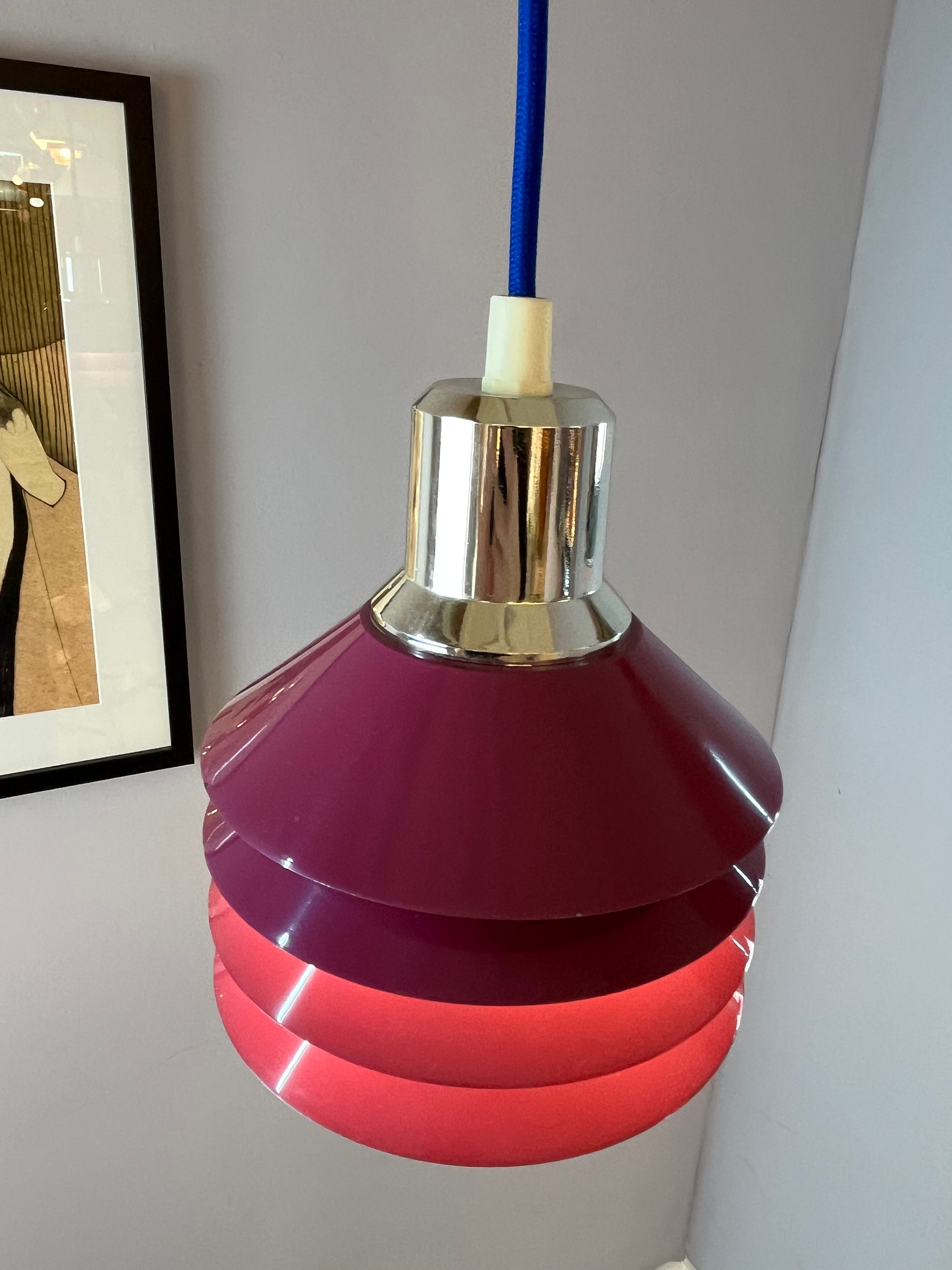 Lamellenlampe Himbeer von Design Light