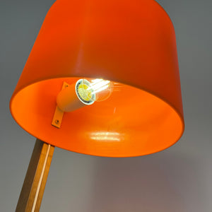Schreibtischlampe orange Eiche von Luxus Vittsjö