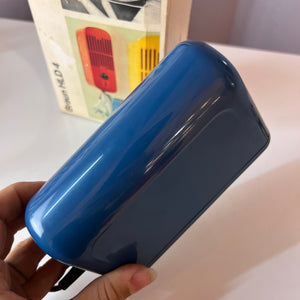 Reisefön HLD 4 blau von Dieter Rams für BRAUN