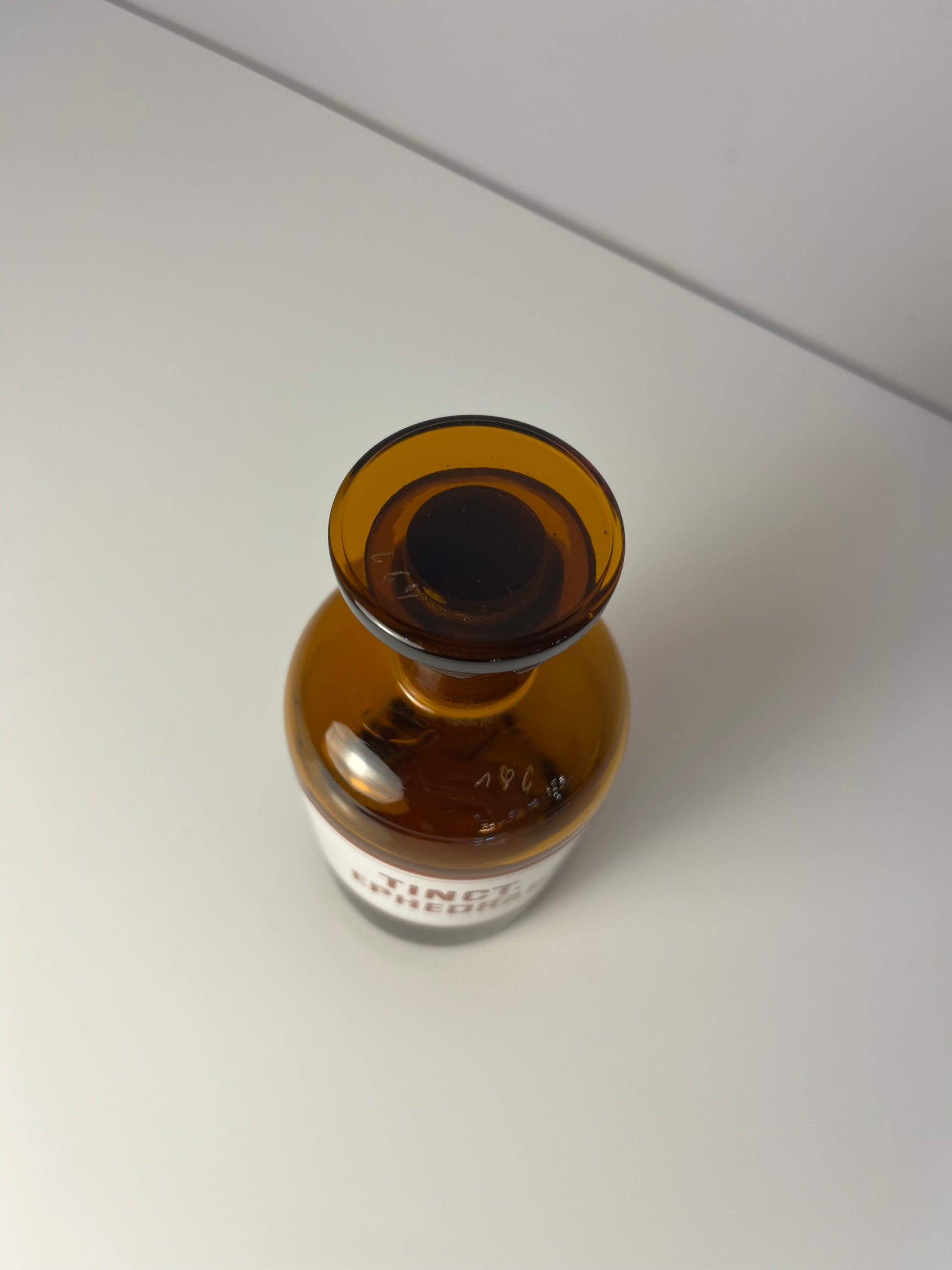 Apothekerglas Tinct. Ephedrae braun