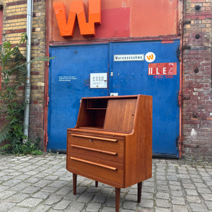 Sekretär Teak mit Spiegel aus Dänemark