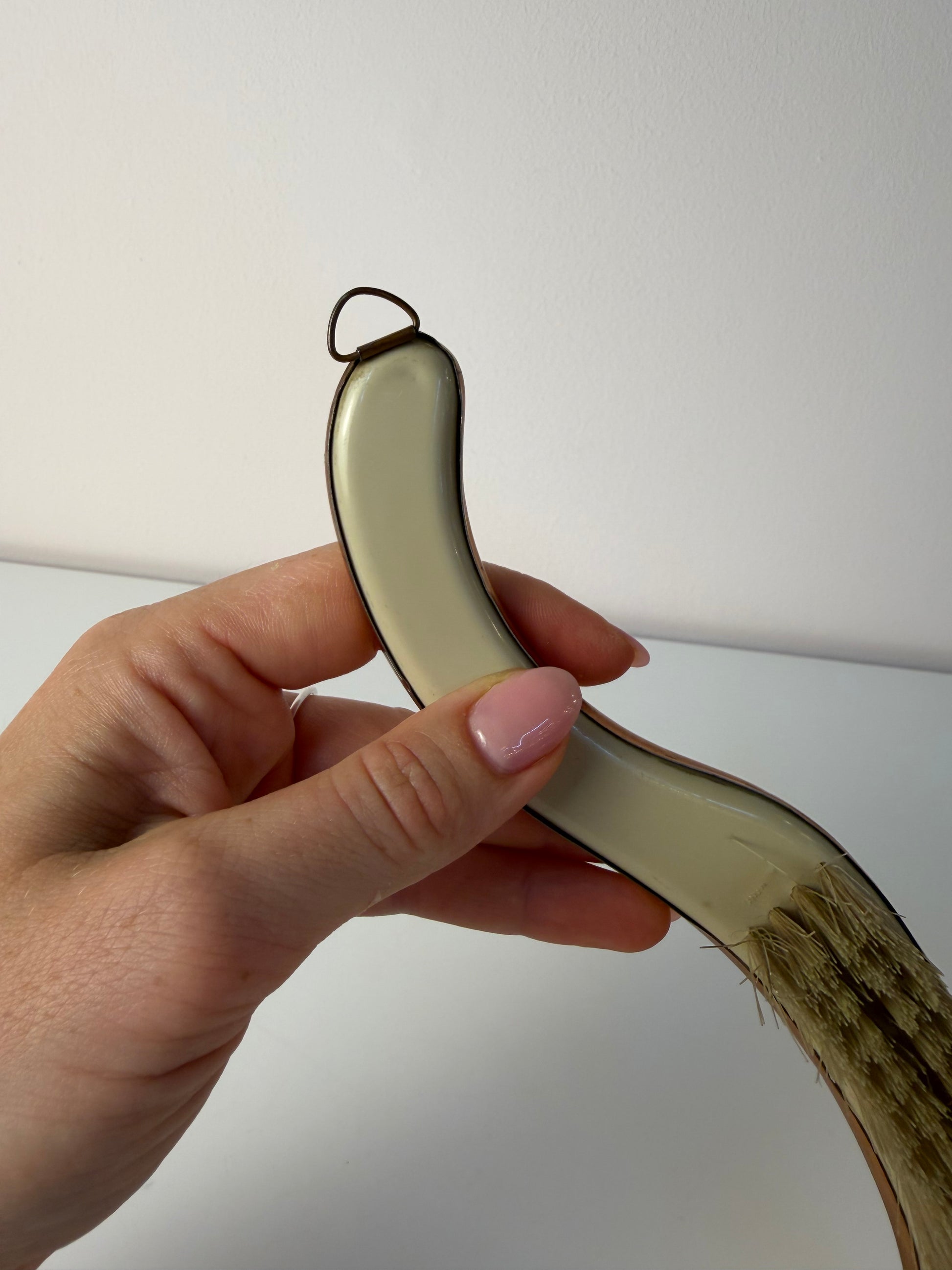 Handfeger mit Griff Kupferoptik