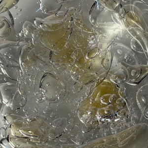 Schale Glas mit Einschlüssen aus Dänemark