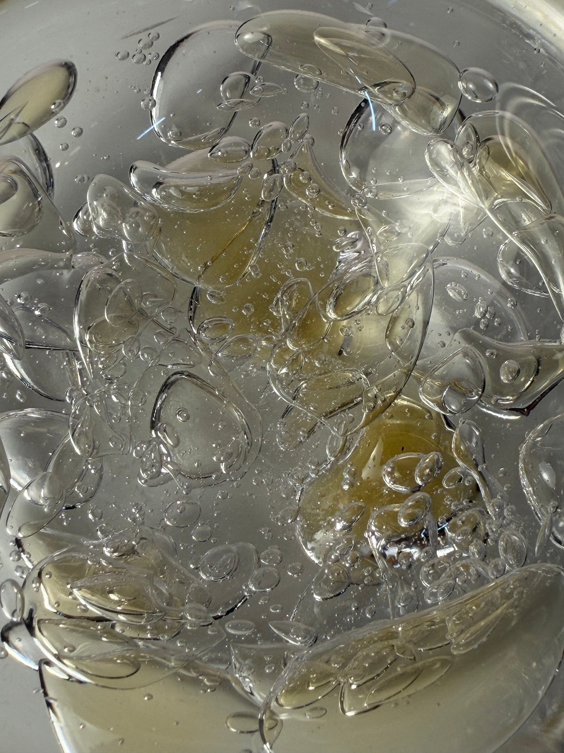 Schale Glas mit Einschlüssen aus Dänemark