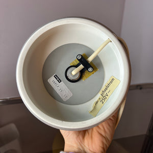 Tischlampe gelb Glas von Doria