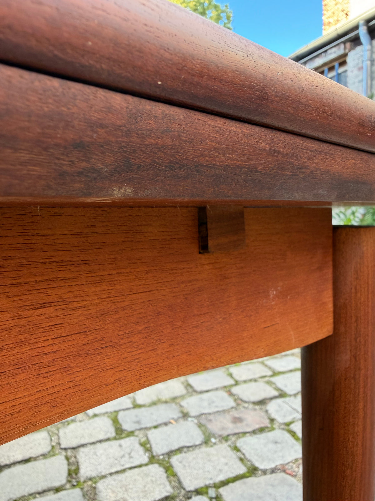 Ausziehbarer Esstisch Teak aus Dänemark