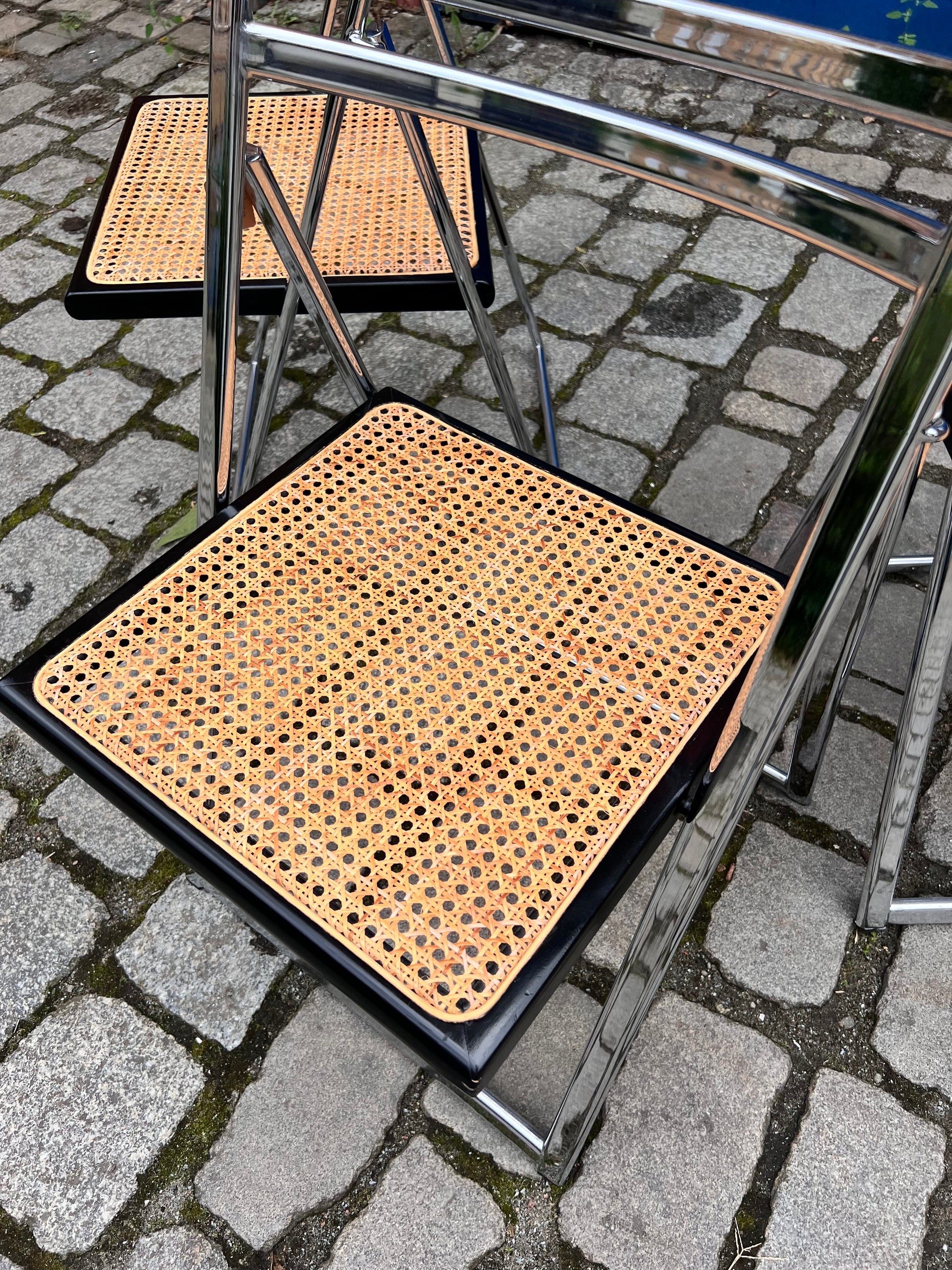 Klappstuhl Chrom von Arrben Italien