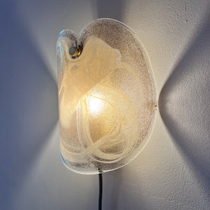 Wandlampe weiß Glas von Per Lütken für Holmegaard