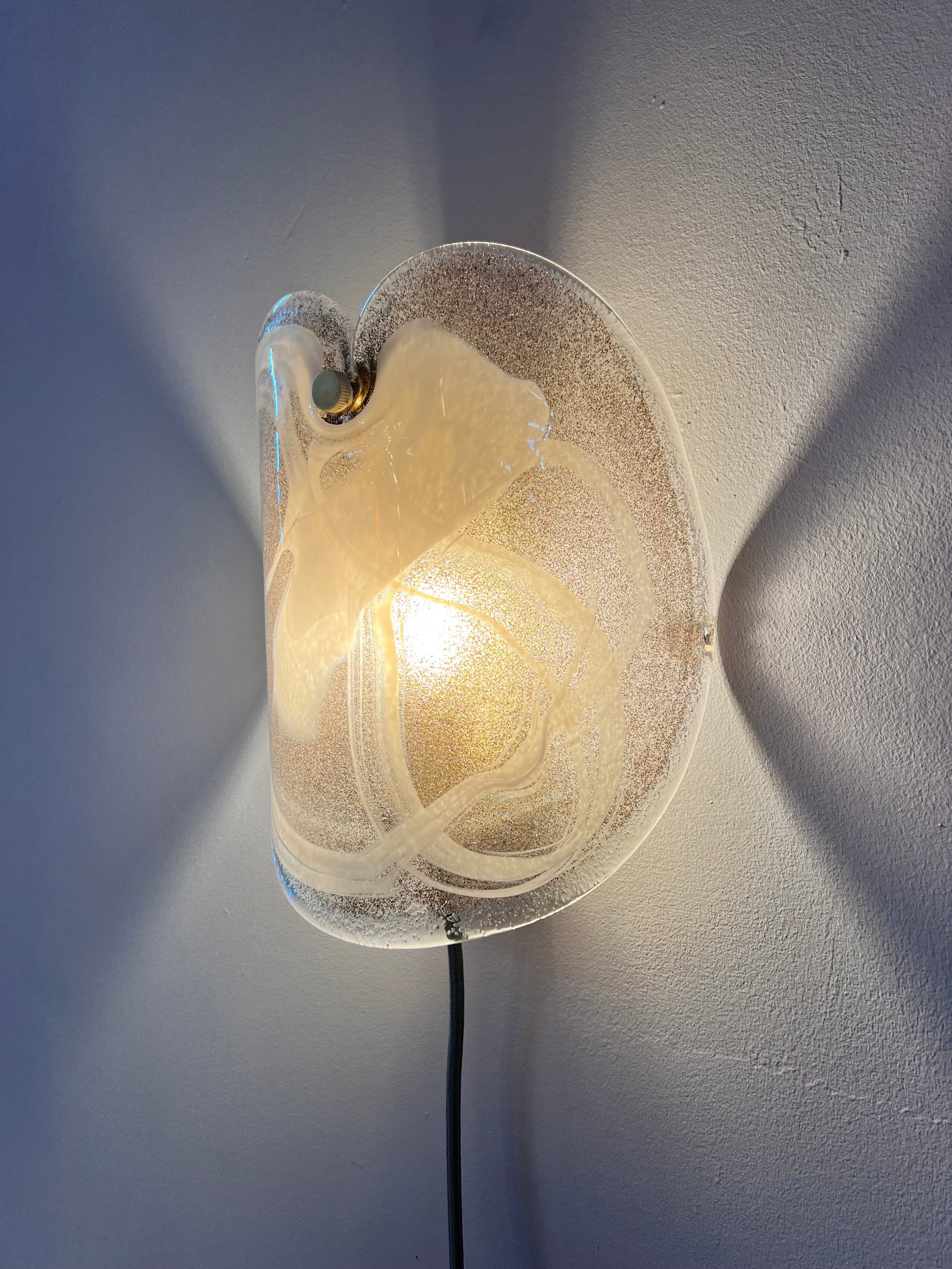 Wandlampe weiß Glas von Per Lütken für Holmegaard