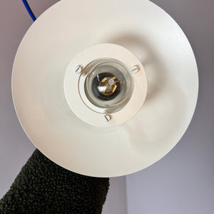 Kleine Lamellenlampe weiß aus Dänemark