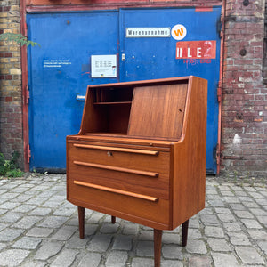 Sekretär Teak mit Spiegel aus Dänemark