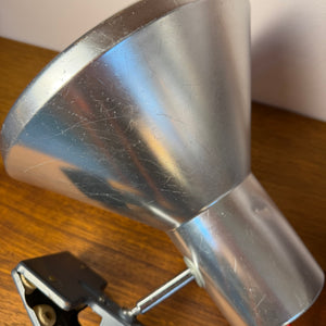 Klemmlampe silber aus Dänemark