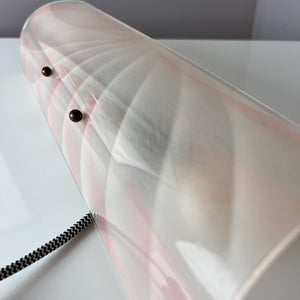 Wandlampe rosa Kunststoff