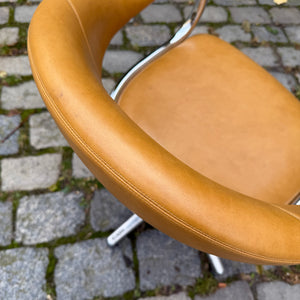 Drehstuhl Chrom Leder von Olymp