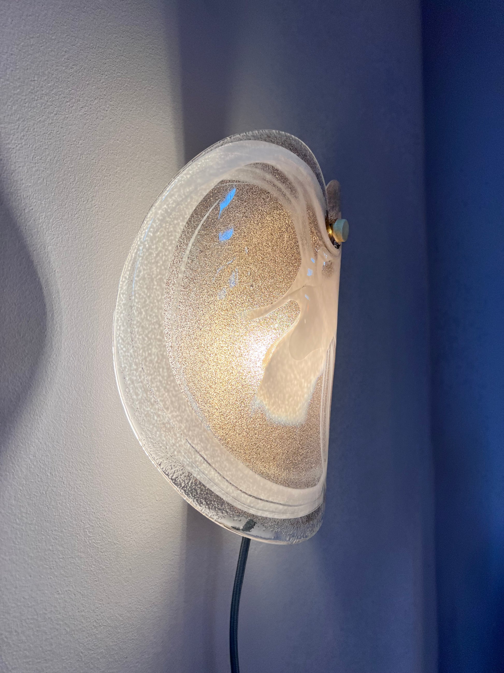 Wandlampe weiß Glas von Per Lütken für Holmegaard