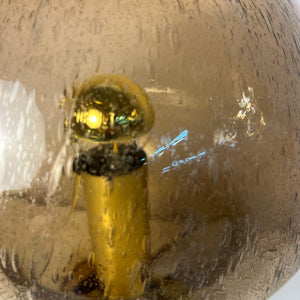Pilzlampe braun Einschlussglas von Süssmuth Leuchten