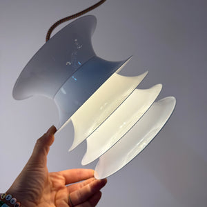 Lamellenlampe weiß aus Dänemark