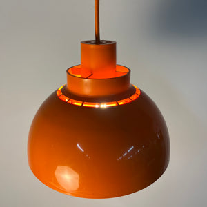 Hängelampen Minisol orange von K. Kewo für Nordisk Solar