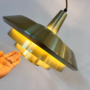 Lamellenlampe gold aus Dänemark