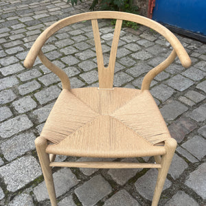 Wishbone Chair Modell CH24 Eiche geseift von Hans J. Wegner für Carl Hansen & Søn