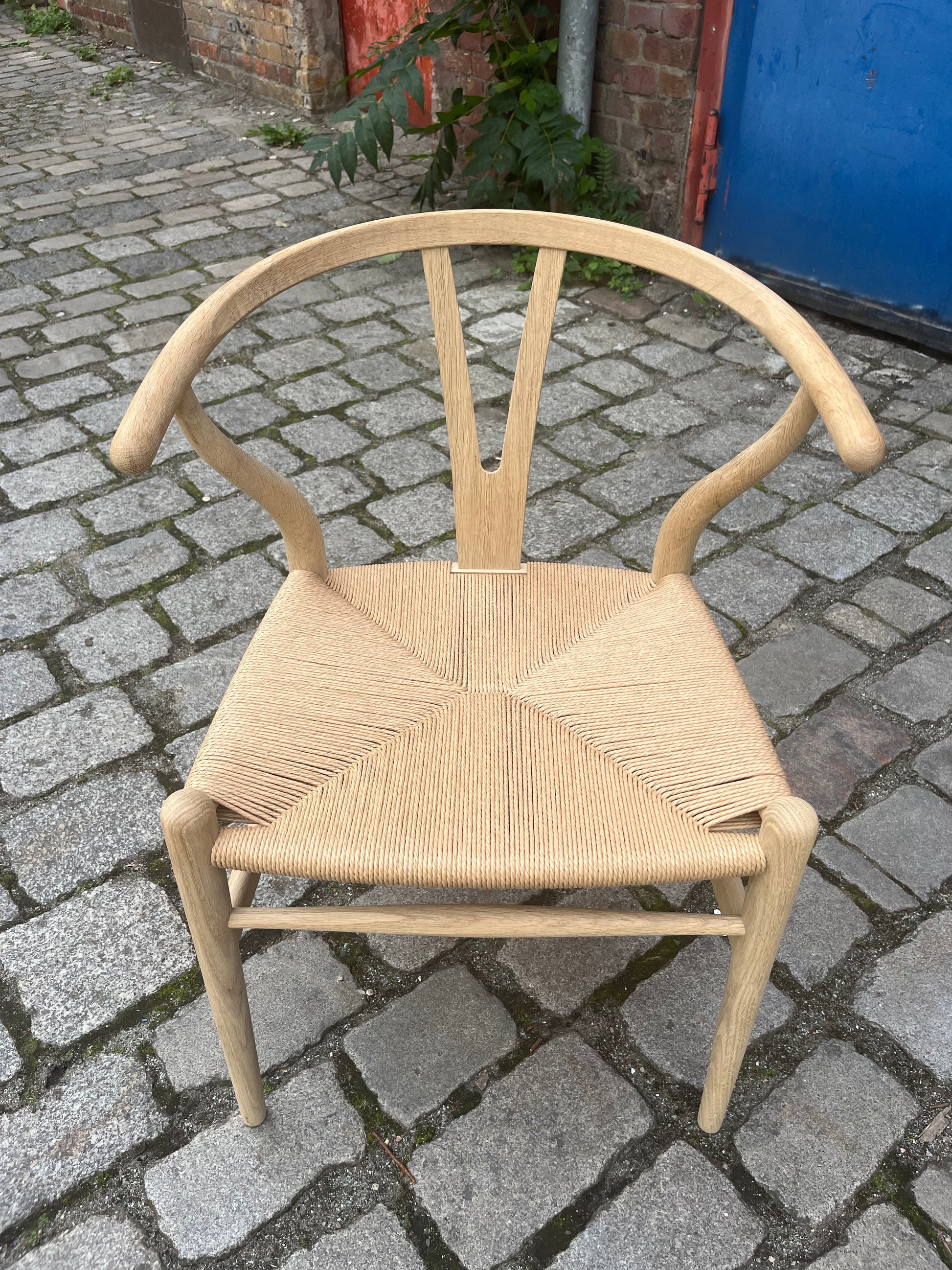Wishbone Chair Modell CH24 Eiche geseift von Hans J. Wegner für Carl Hansen & Søn