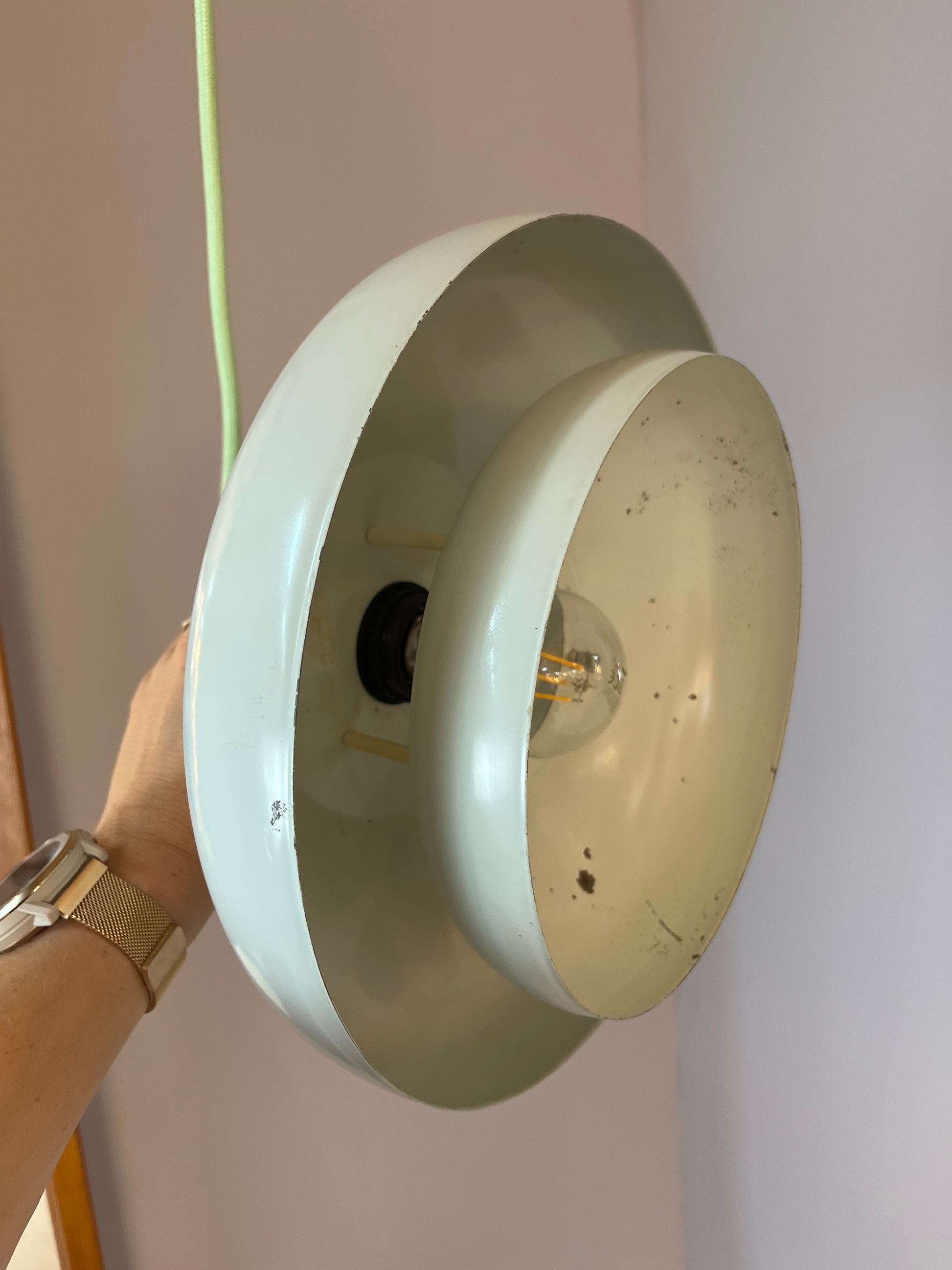 Lamellenlampe weiß aus Dänemark